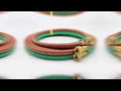 방화 retardant 등급 T 쌍 쌍 용접 Hose Passion I.D 1/4' 'W.P 300Psi 산소 / 연료