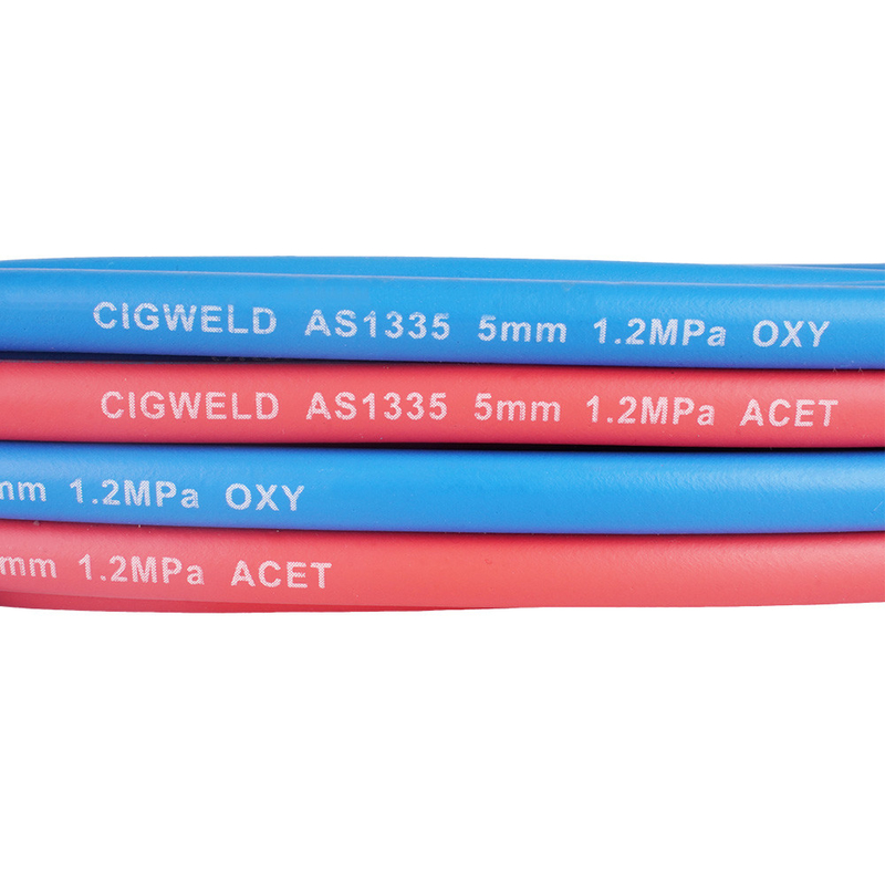 산소 / 아세틸렌용 ISO3821 등급 R 10mm EPDM 듀얼 웰딩 고무 튜브
