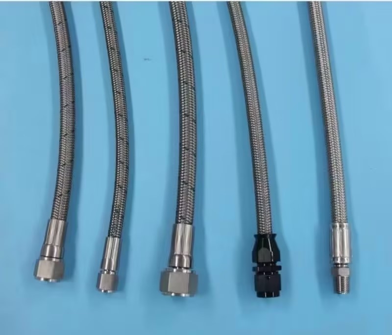 고압 PTFE 튜브 운송 및 이동용 수압용 스테인리스 스틸의 한 개의 엮은 층