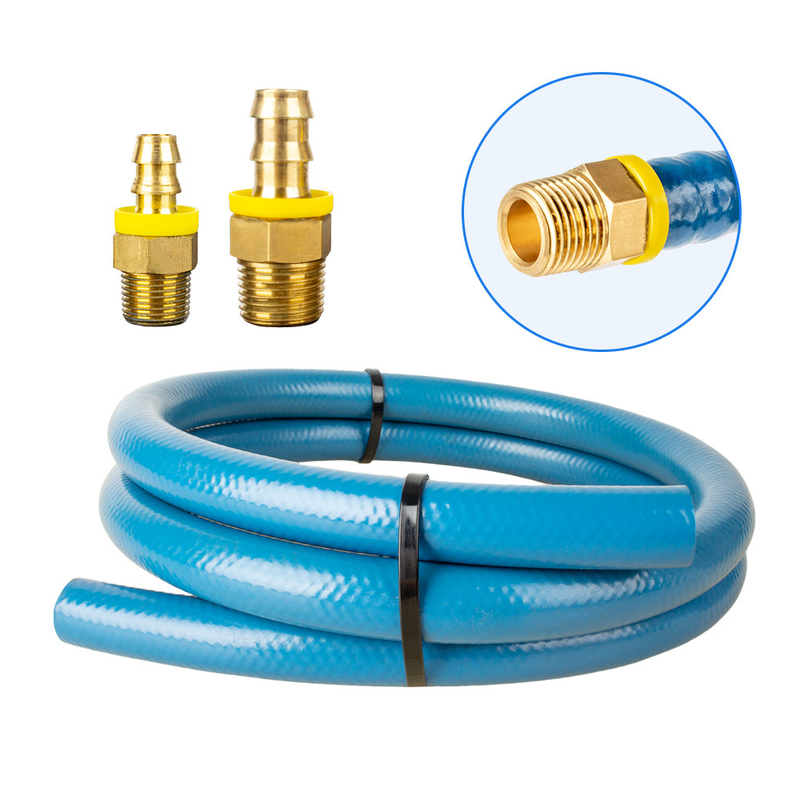 공장 3/4 인치 19mm 다중 사용 착용 저항 빠른 연결 기름 저항 가스 단단한 NBR 고무 DIY 푸시 잠금 Hose
