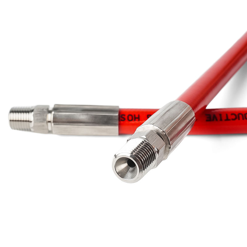 고압 CNG 재충전 열성 플라스틱 수압 튜브 가려지지 않는 덮개와 가벼운 설계