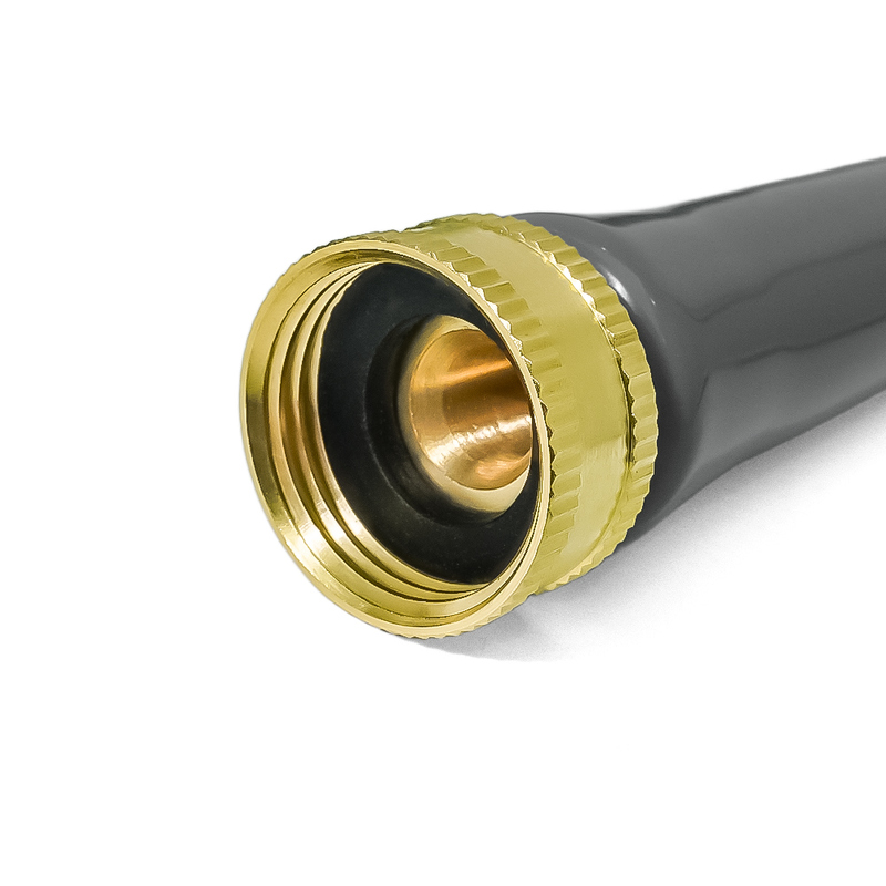 유연하고 가벼운 워터 호스, 파열 900 psi, 뒷마당용 꼬임 방지 하이브리드 고무 정원 호스