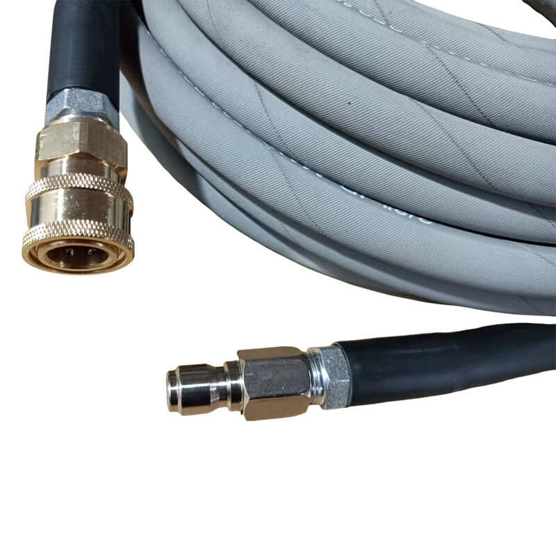 4000psi 6000psi 논마킹 고압 세척 호스 (카펫 추출기 기계용 퀵 커플러 포함)