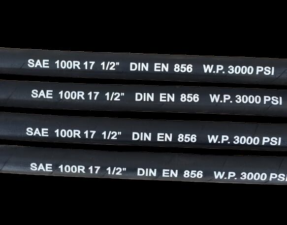 3000 PSI SAE 100R17 건설 기계용 수압 튜브 휠 로더 수압 시스템