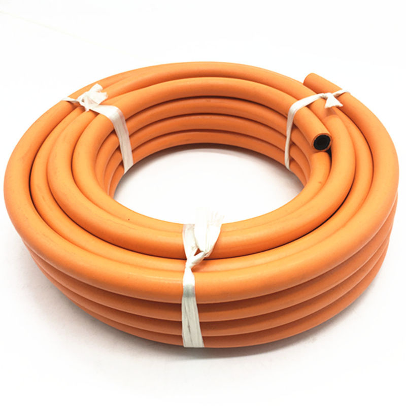 플렉서블 오렌지 50ft/100ft 착용 저항 W. P 20bar 10mm 오렌지 LPG 가스 Hose